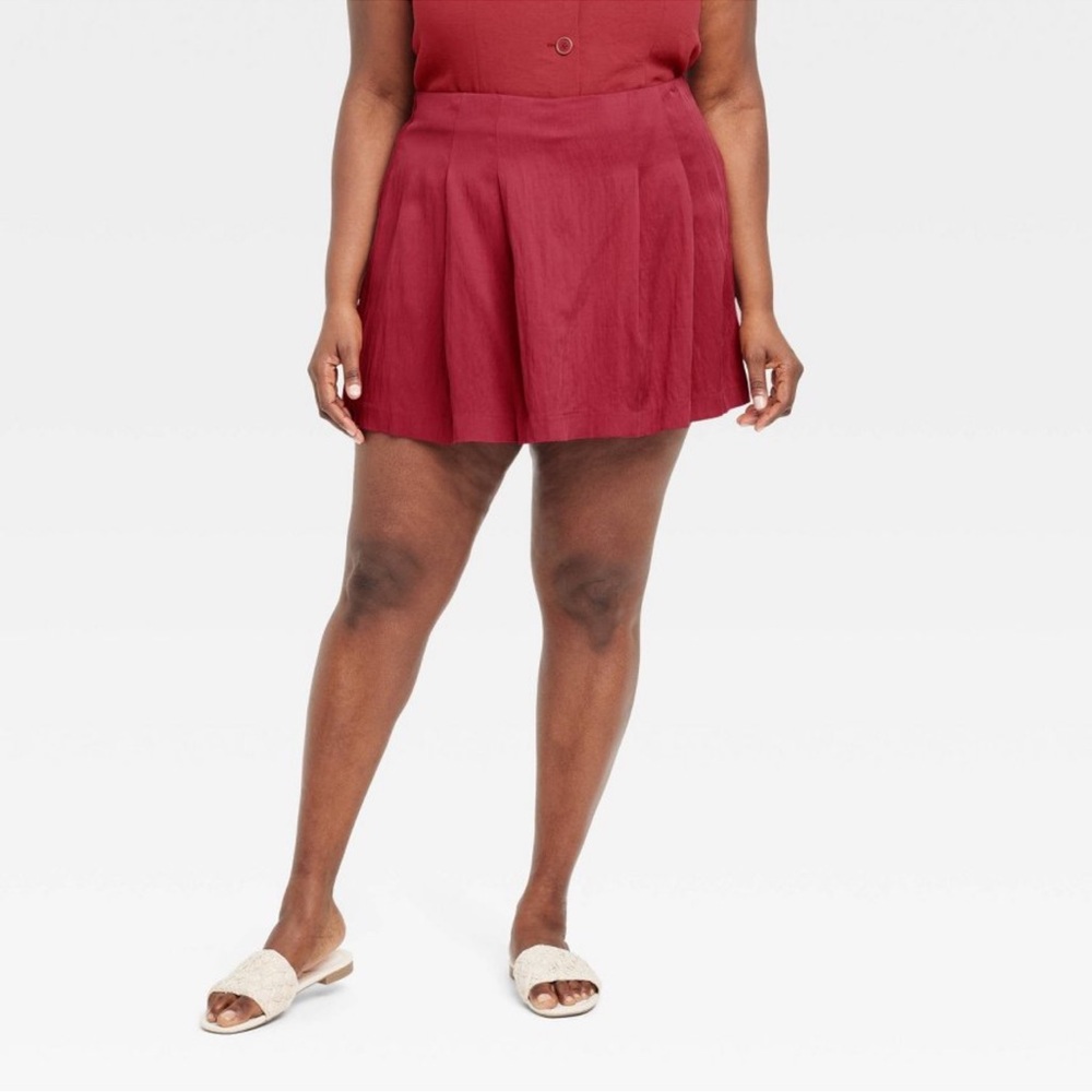 A New Day Cherry Red Skirt